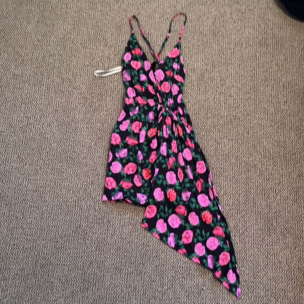 Lovers + Friends Floral Mini Dress - Black and Pink - Picture 5 of 10